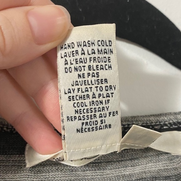 Max Studio Black & White Striped Long Shirt - Picture 6 of 7